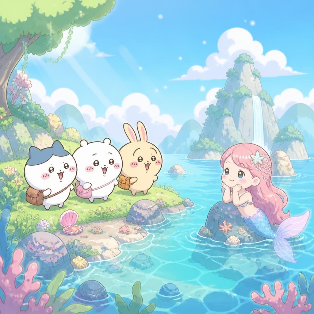 Discover the Secret of the Mermaid Island: “Chiikawa the Movie” Unveiled